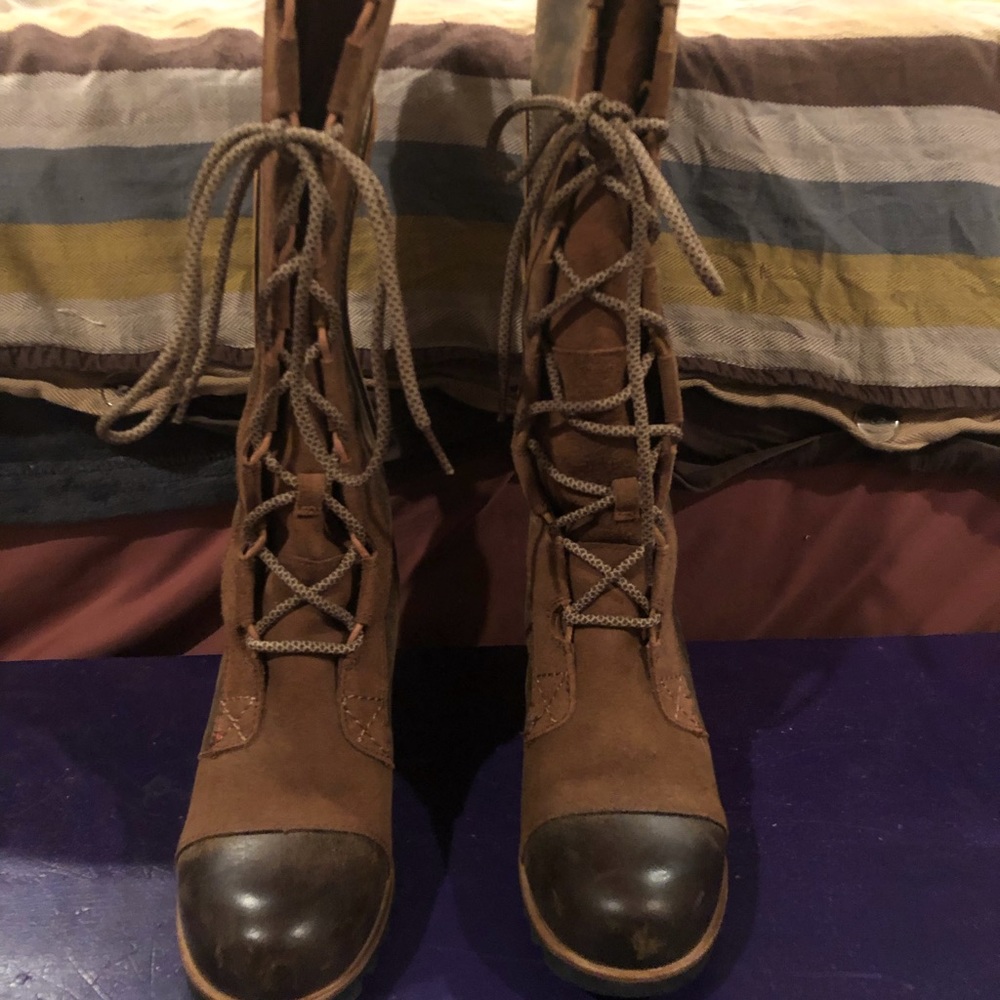 Sorel- Cate the Great Wedge, dark brown